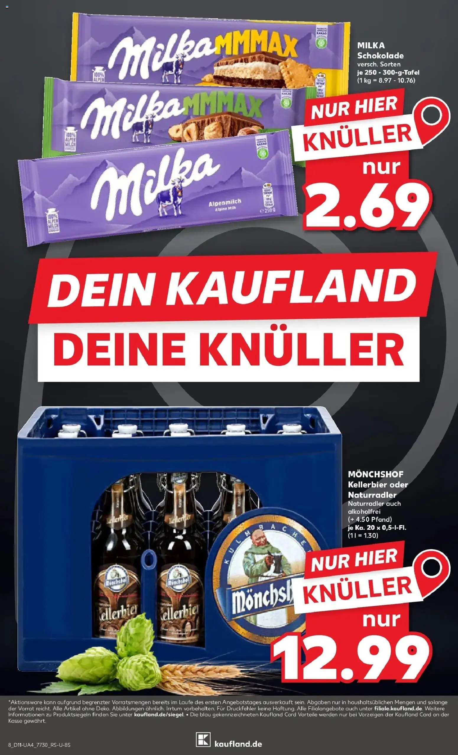 Kaufland Prospekt Bad Kissingen	 – gültig ab 09.03.2026 | Seite: 20 | Produkte: Monchshof, Schokolade, Milka schokolade, Milka
