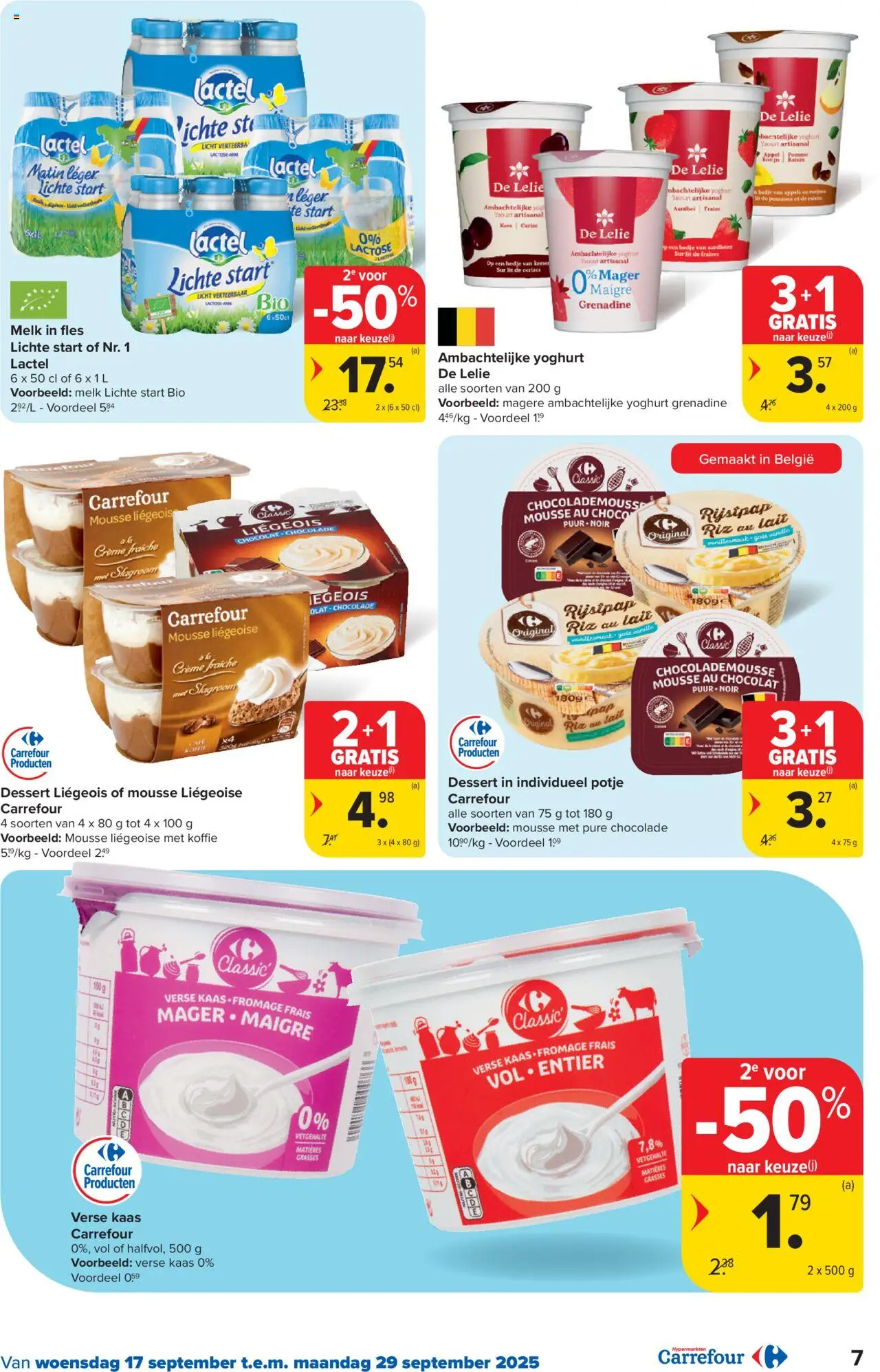  | Pagina: 7 | Producten: Slagroom, Rooibos tea, Kaas, Koffie