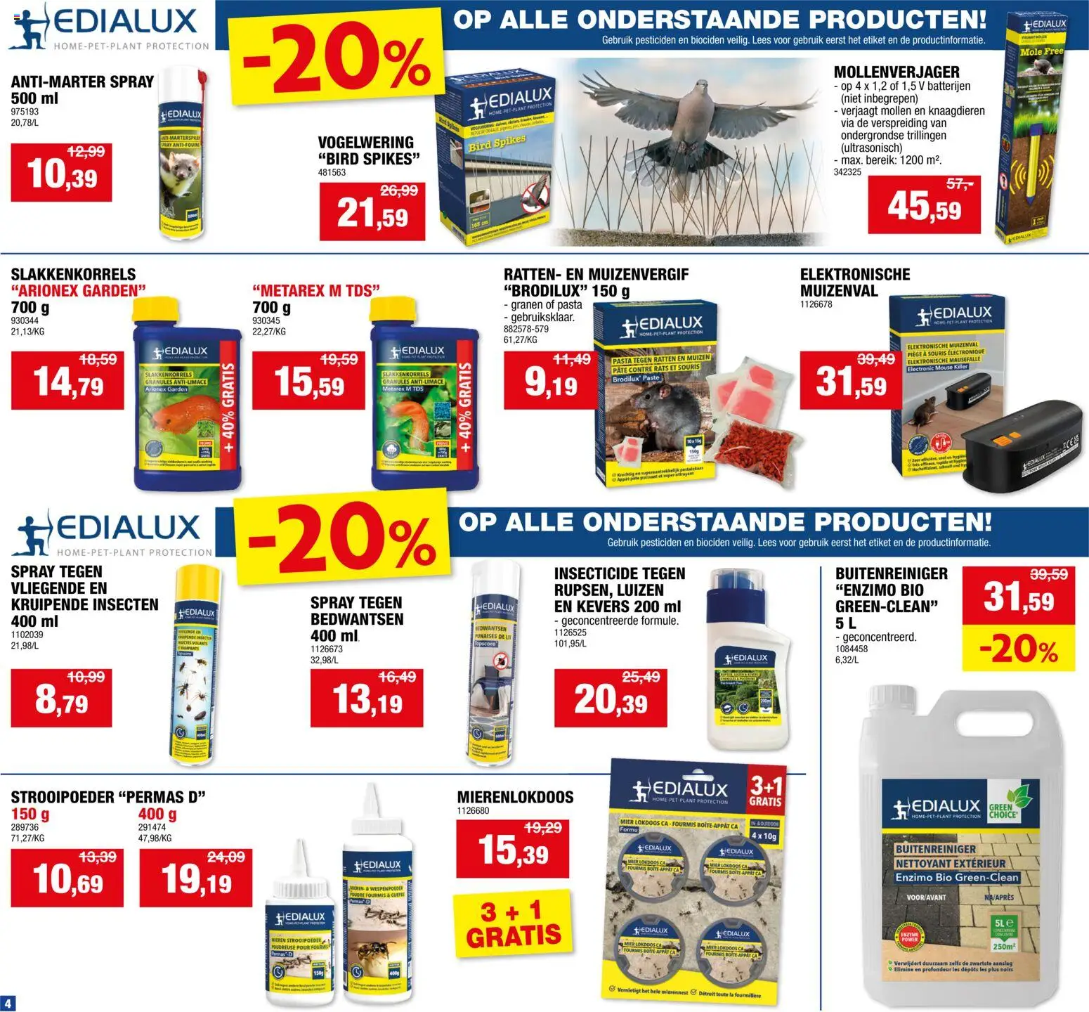 {H1} | Pagina: 4 | Producten: Granen, Pasta, Pet, Batterijen