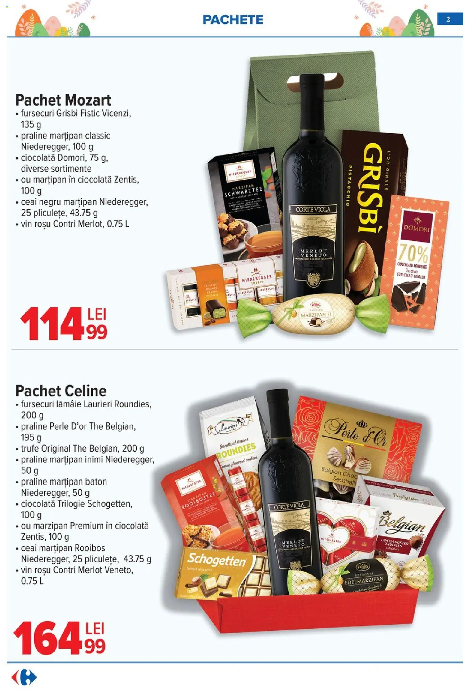 Noul catalog Carrefour – valabil de la 25.03.2026 | Pagină: 2 | Produse: Ciocolată, Vin, Fistic, Cacao
