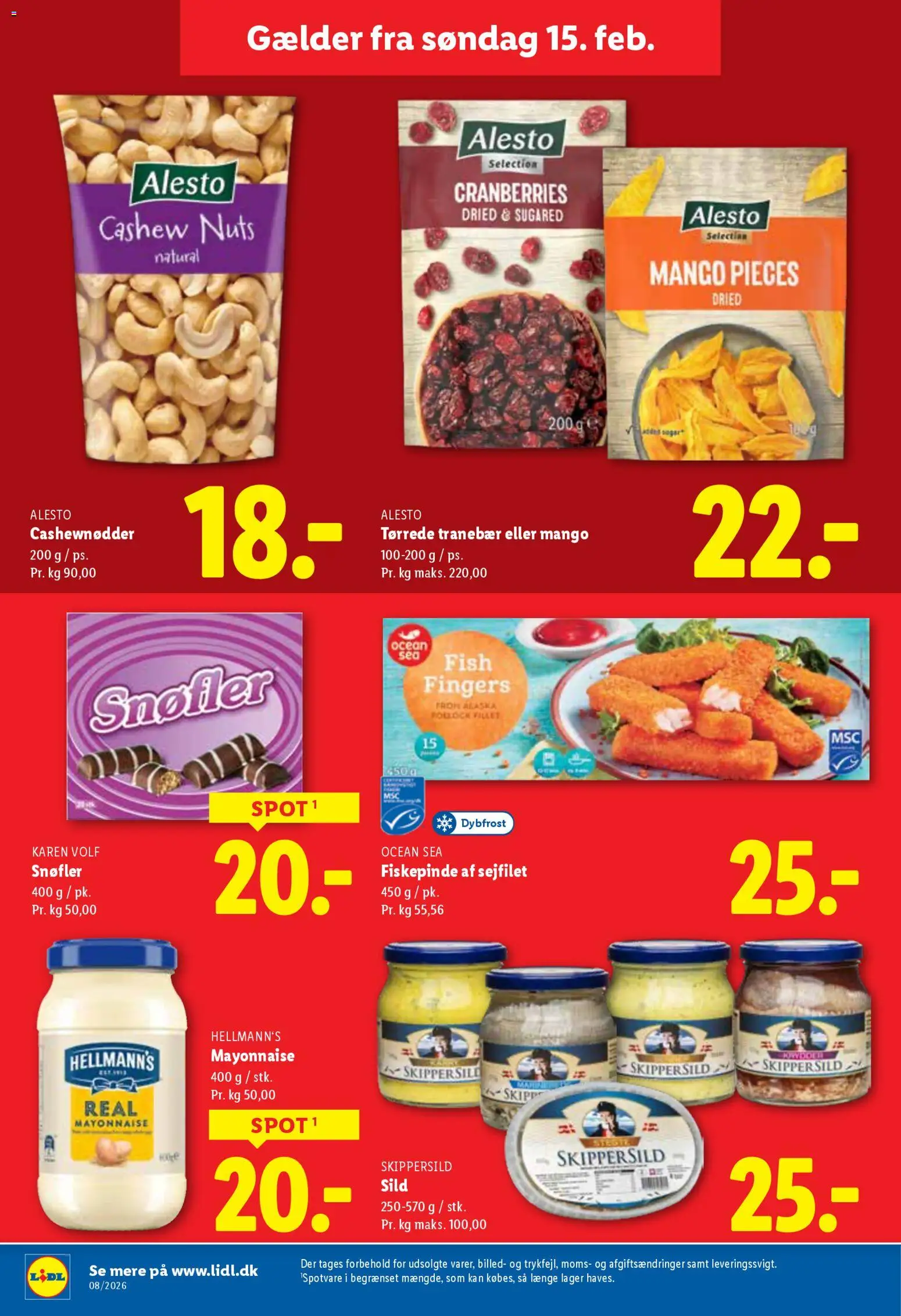Lidl tilbudsavis – gyldig fra 16.02.2026 | Side: 7 | Produkter: Mango, Cashewnødder, Sild, Søm
