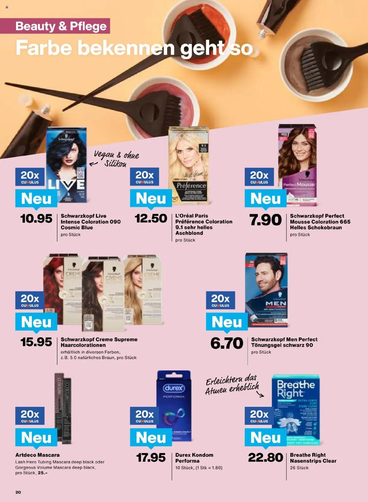 Migros Aktionen – gültig ab 16.09.2025 | Seite: 20 | Produkte: Creme, Mascara