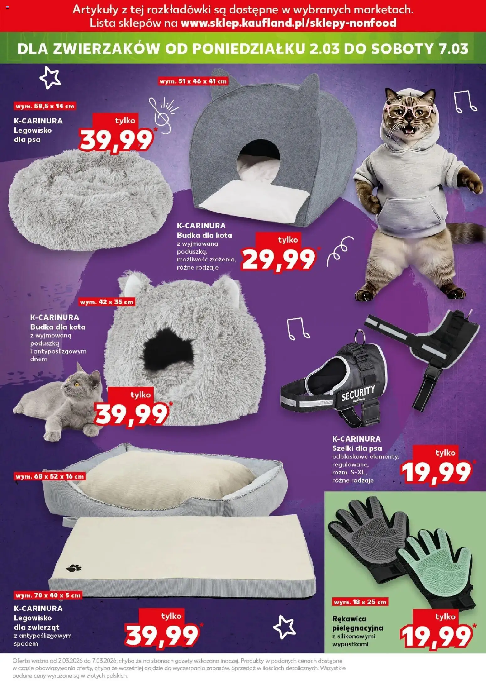 Kaufland gazetka - Mocny start od 02.03.2026 | Strona: 27 | Produkty: Poduszka, Szelki dla psa