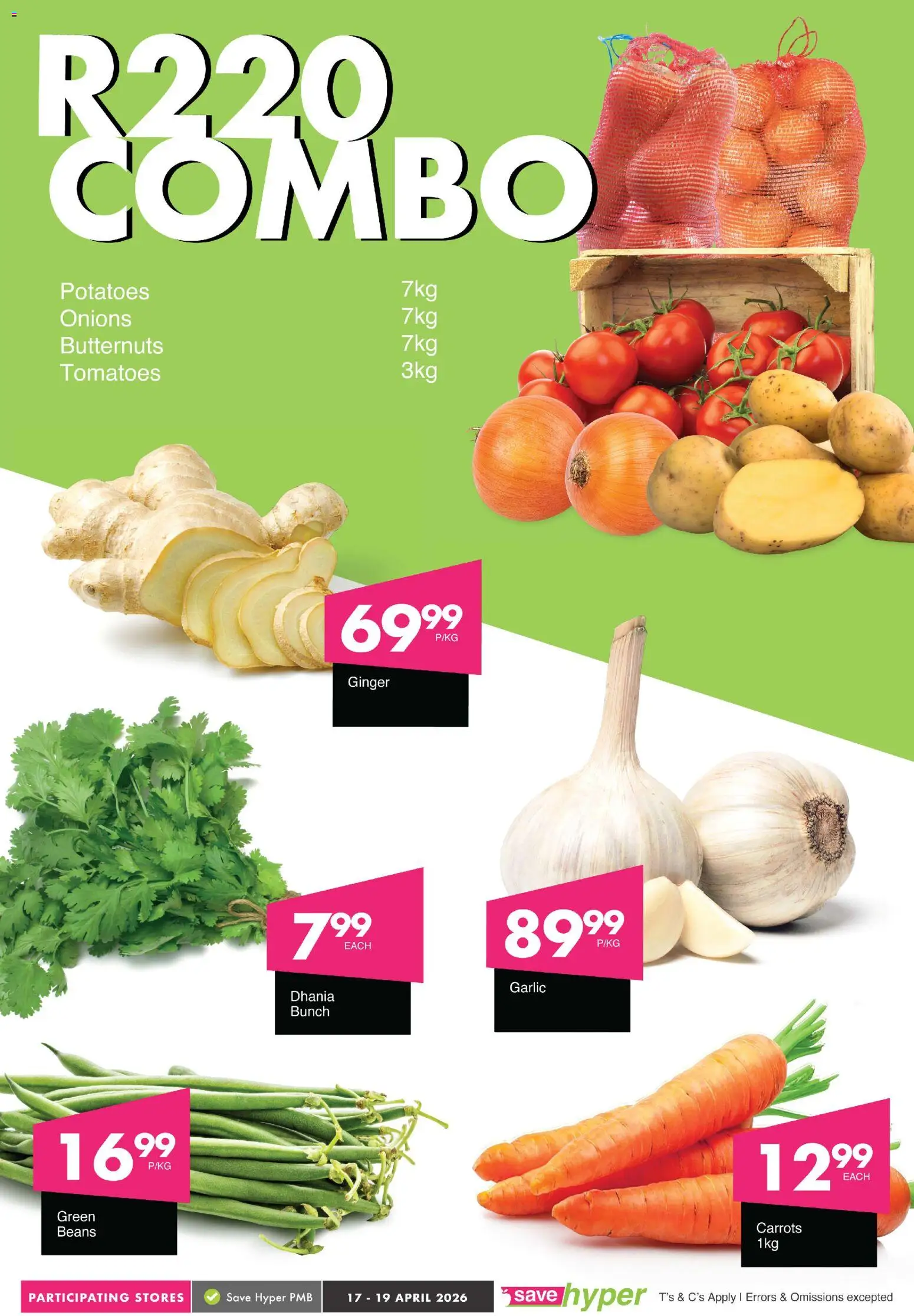 New Save catalogue – valid from 17.04.2026 | Page: 4 | Products: Beans, Tomatoes, Carrots, Onions
