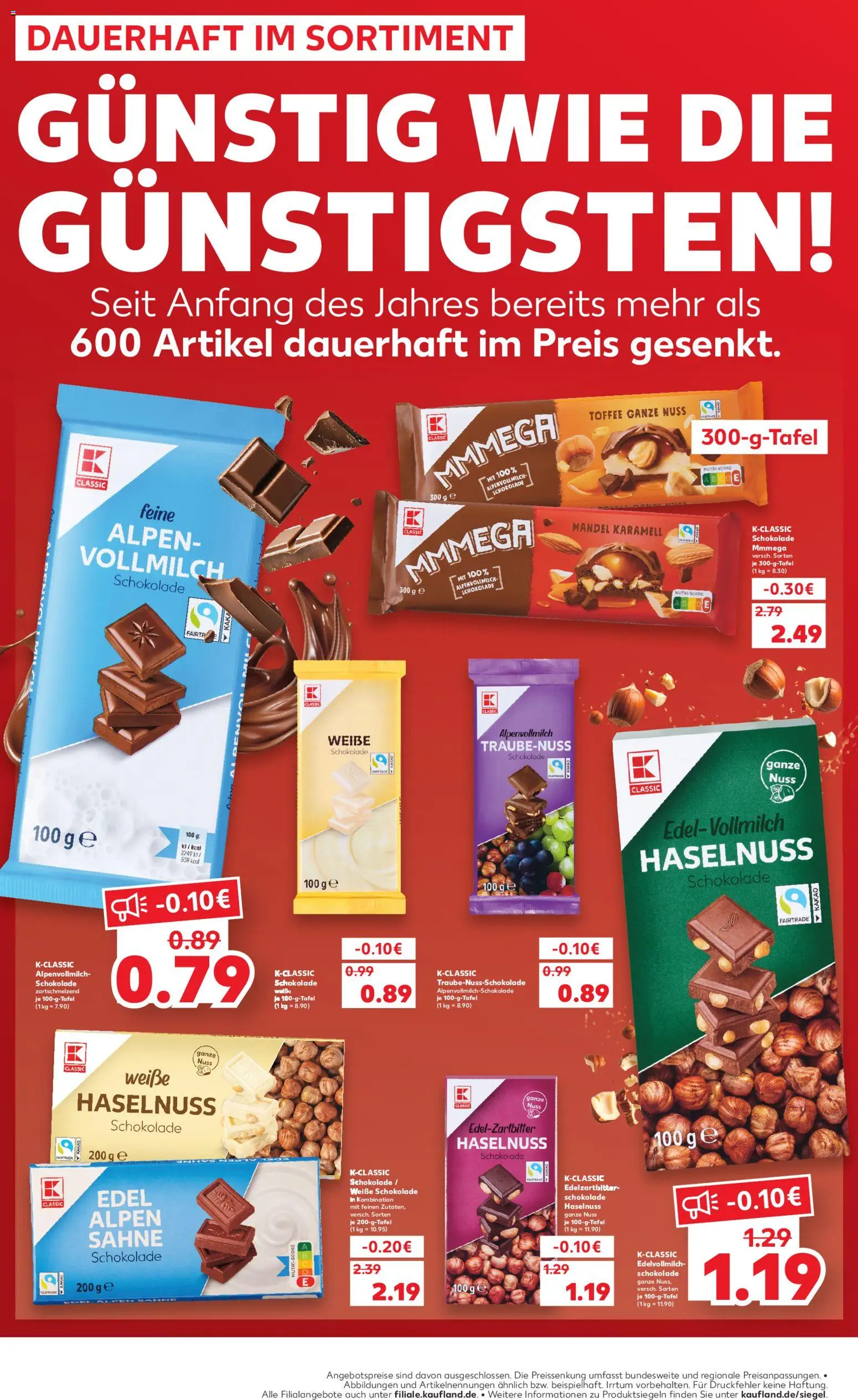 Kaufland Prospekt Rostock	 – gültig ab 17.04.2026 | Seite: 1 | Produkte: Schokolade, Sahne
