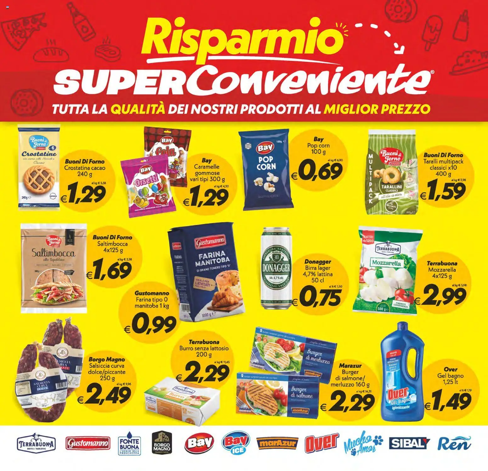 Volantino SuperConveniente del 17.04.2026 | Pagina: 22 | Prodotti: Birra, Merluzzo, Anticalcare, Farina