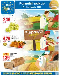 Eurospin katalog - pregled letaka veljavnega od 07.08.2025