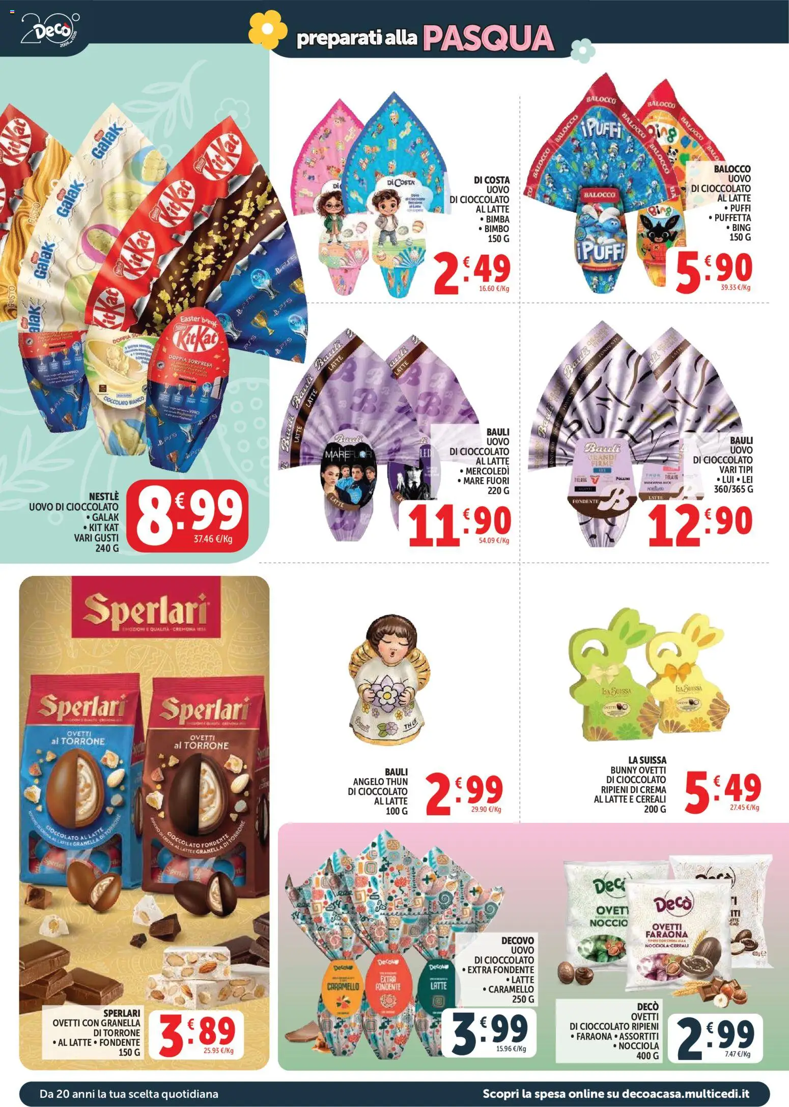 Volantino Decò del 17.03.2026 | Pagina: 2 | Prodotti: Crema, Cioccolato, Cereali, Latte