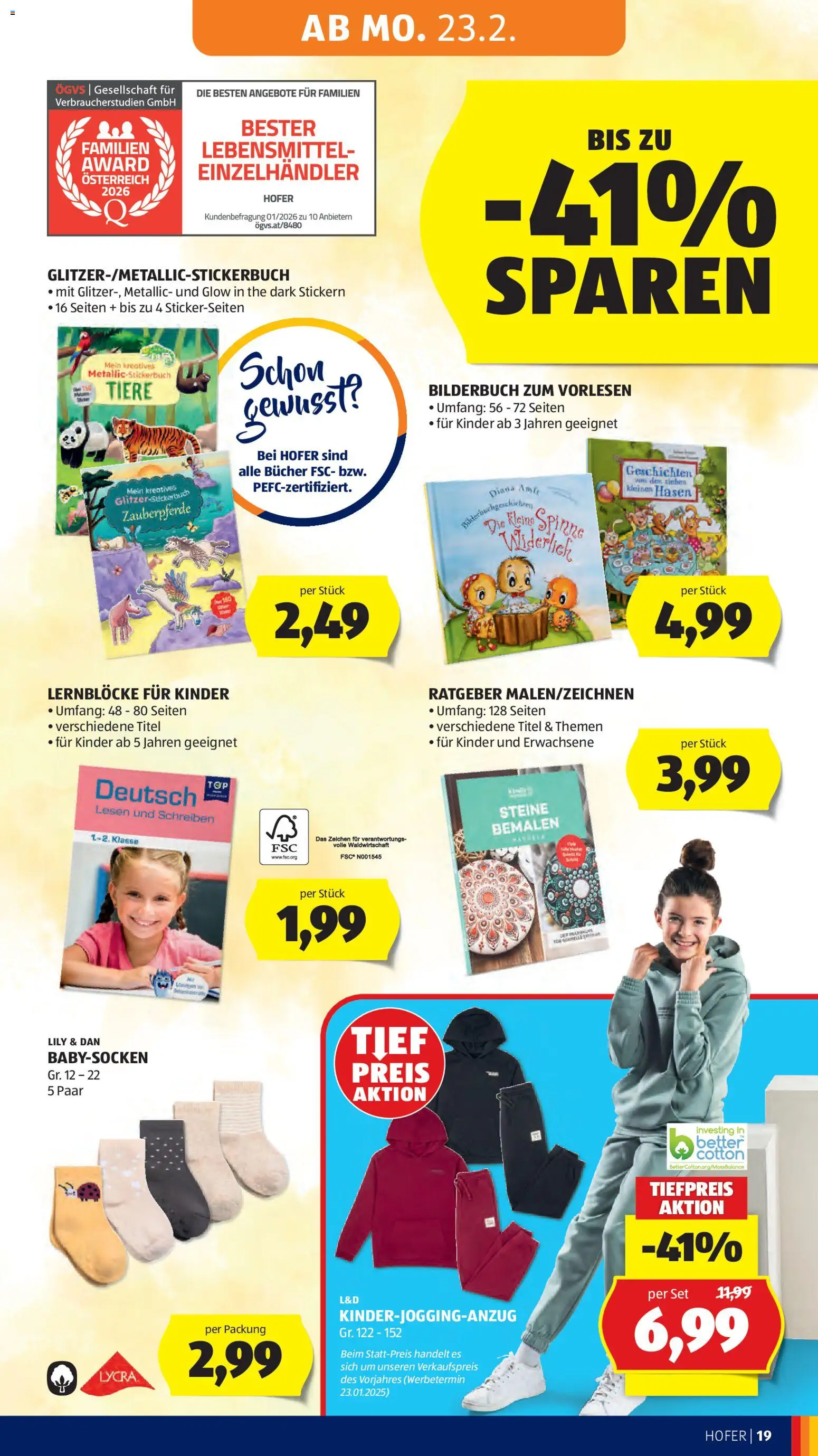 Hofer Flugblatt gültig ab 20.02.2026 | Seite: 23 | Produkte: Libacomb