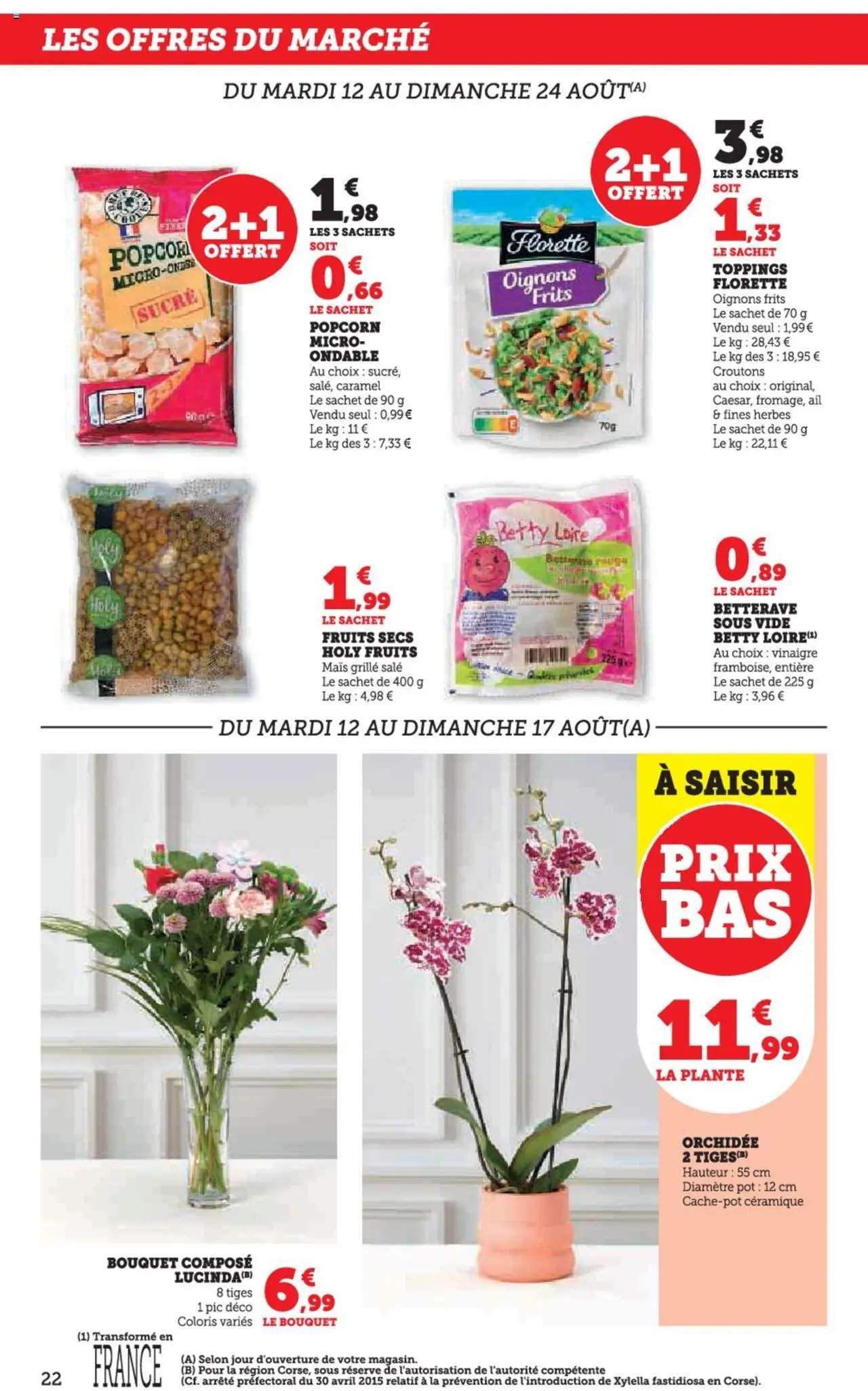  | Page: 22 | Produits: Ail, Mais, Oignons, Fruits secs
