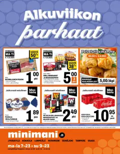 Katso Minimani tarjoukset voimassa alkaen 04.08.2025