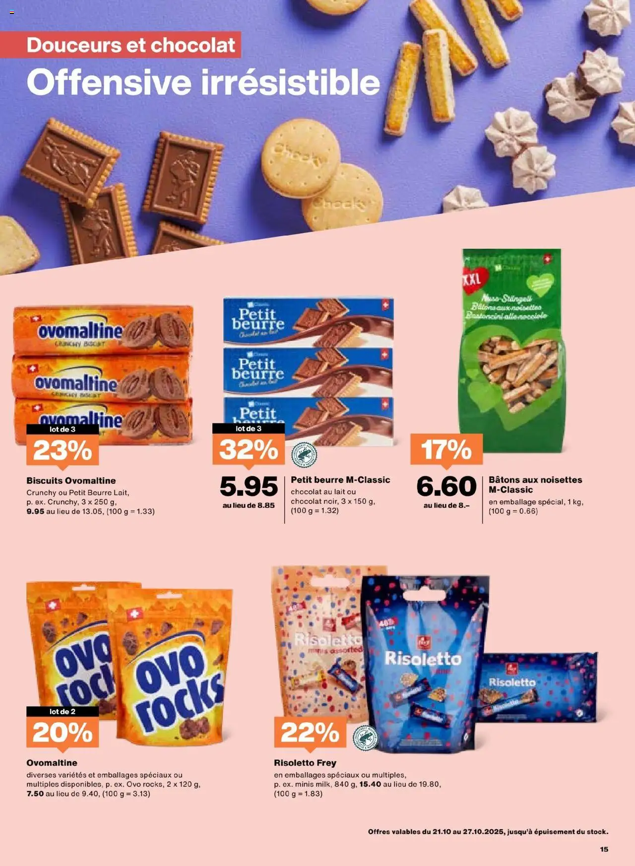 Migros Aktionen FR – gültig ab 21.10.2025 | Seite: 15 | Produkte: Rock