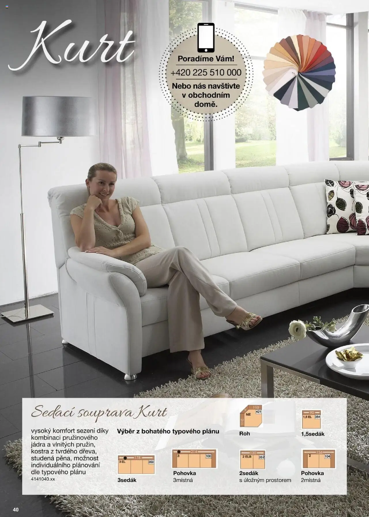 Sconto nábytek katalog - Sedací soupravy od 01.01.2025 | Strana: 40 | Produkty: Sedací souprava, Pohovka