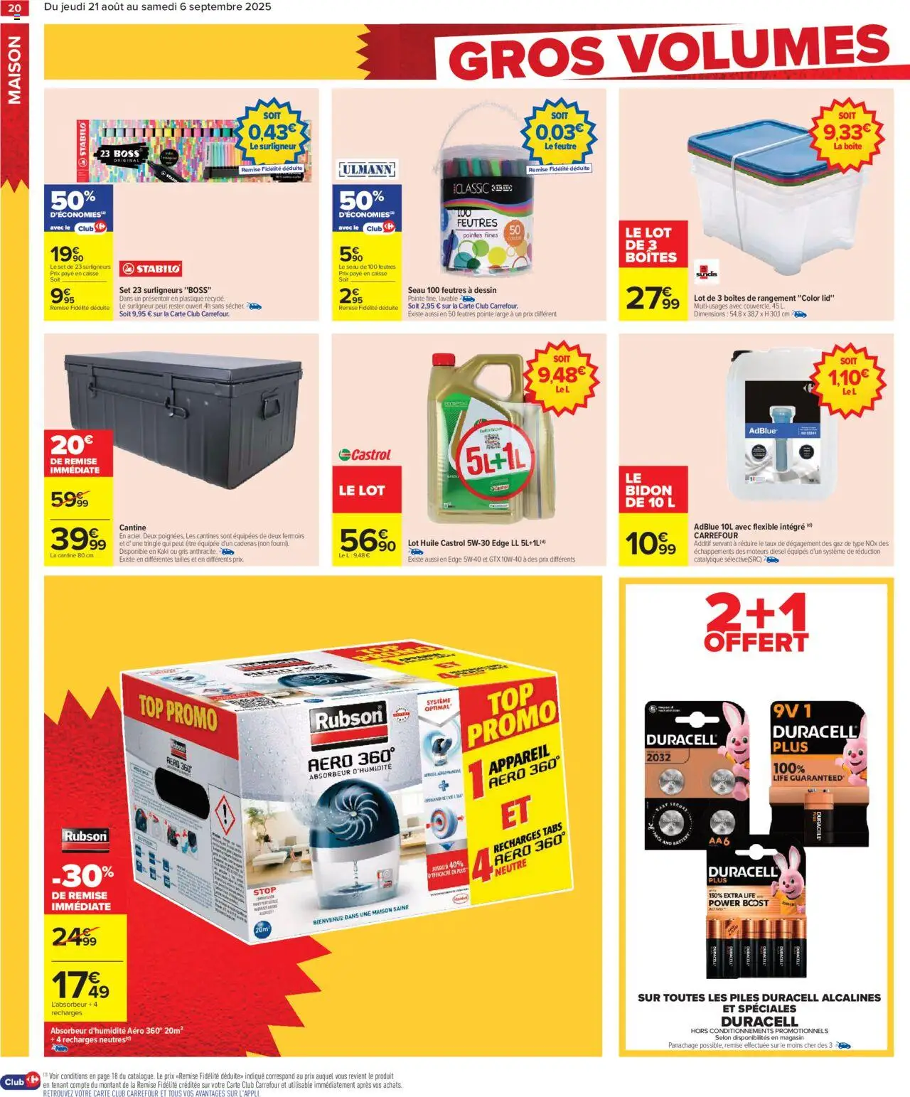  | Page: 22 | Produits: Kaki, Absorbeur d'humidité, Surligneur, Piles