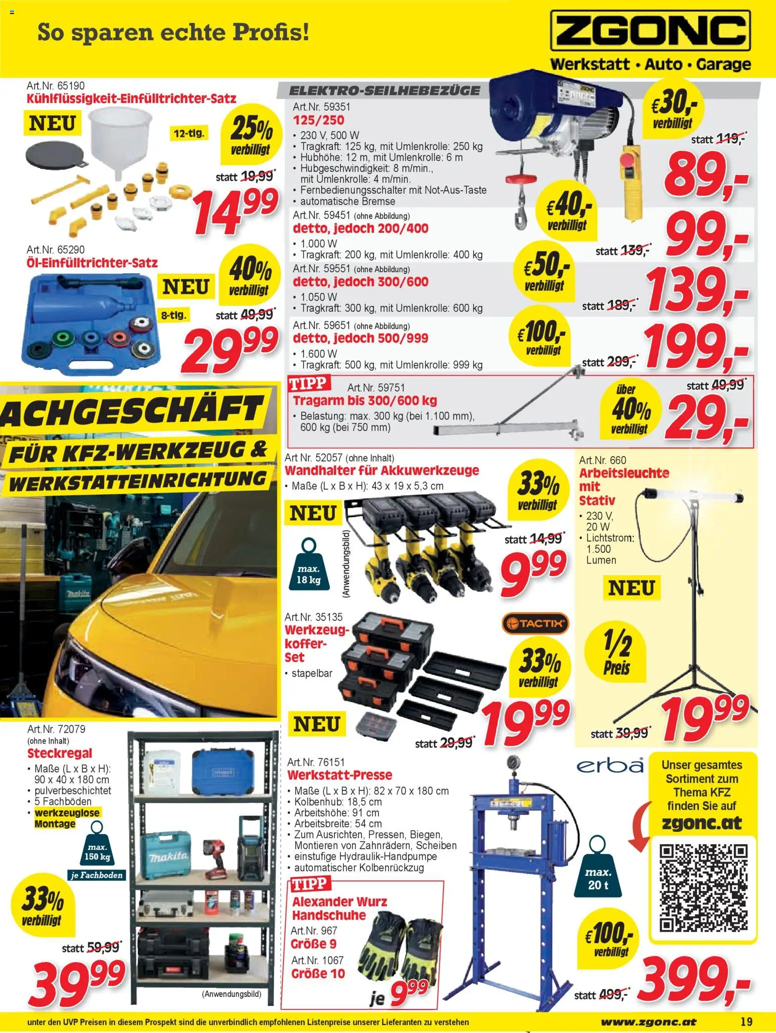 Zgonc Flugblatt Februar II 2026 gültig ab 12.02.2026 | Seite: 19 | Produkte: Koffer, Handschuhe