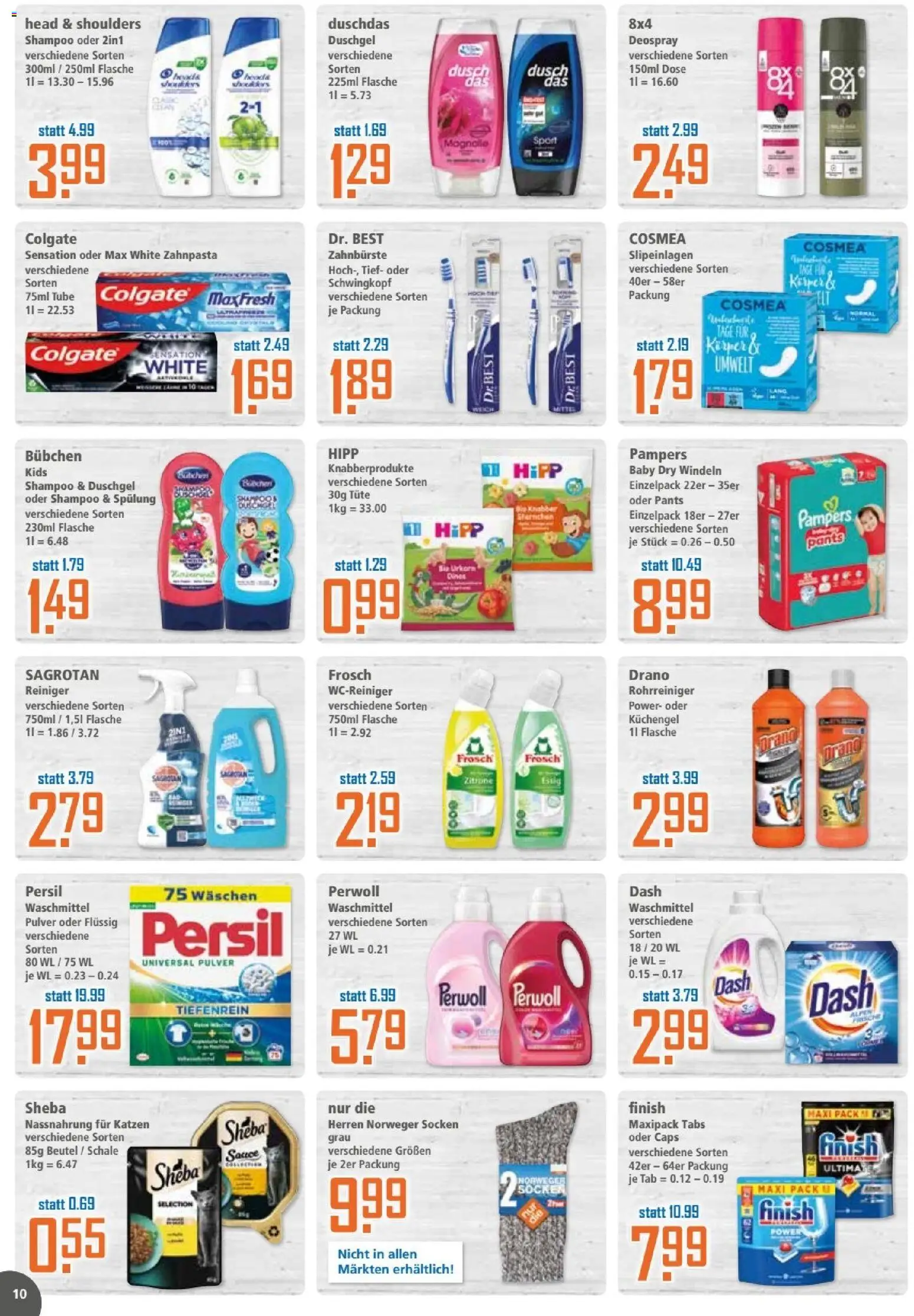 Klaas & Kock Prospekt – gültig ab 12.01.2026 | Seite: 10 | Produkte: Head & shoulders, Perwoll, Duschgel, Deospray