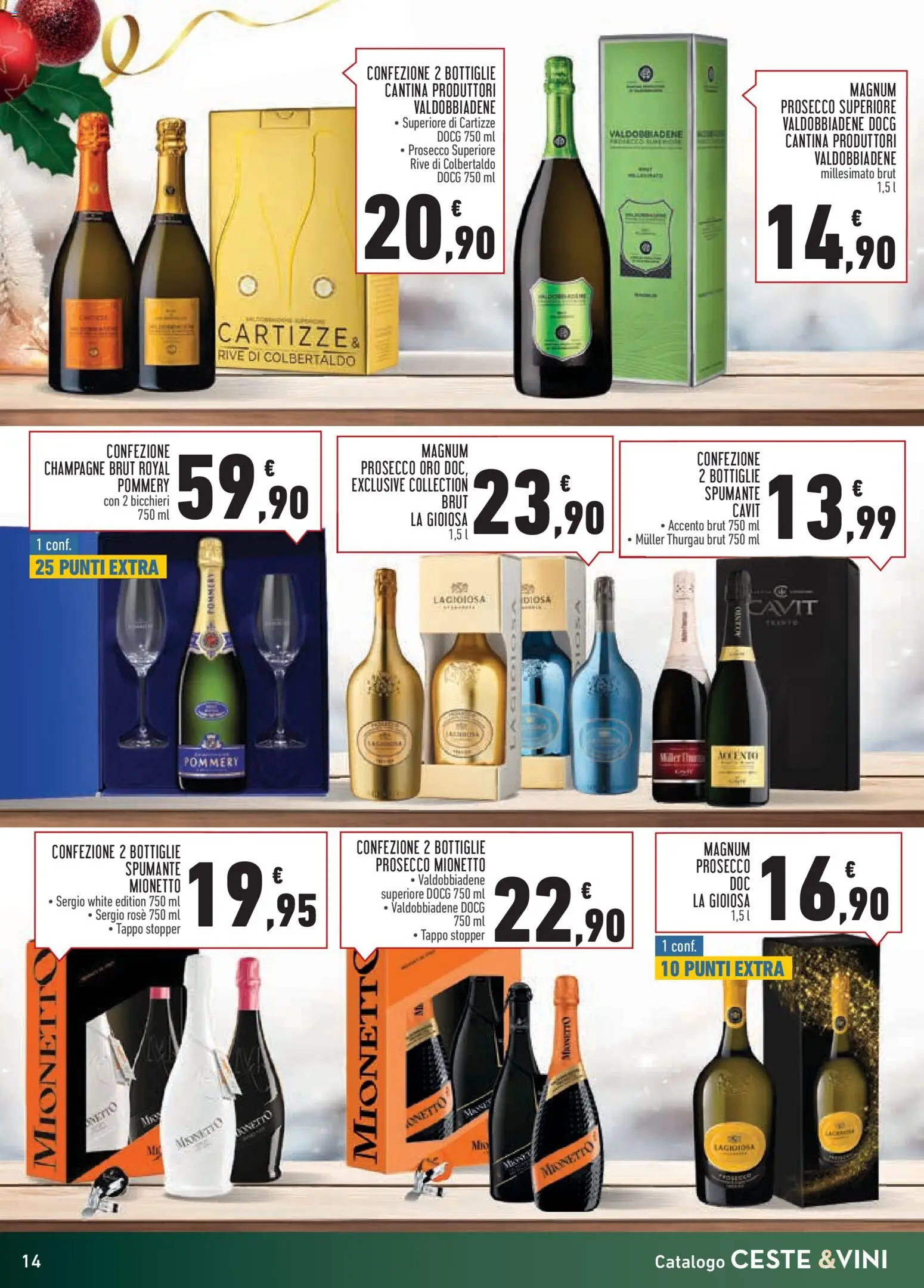Volantino Conad del 06.11.2025 | Pagina: 14 | Prodotti: Prosecco, Spumante, Champagne