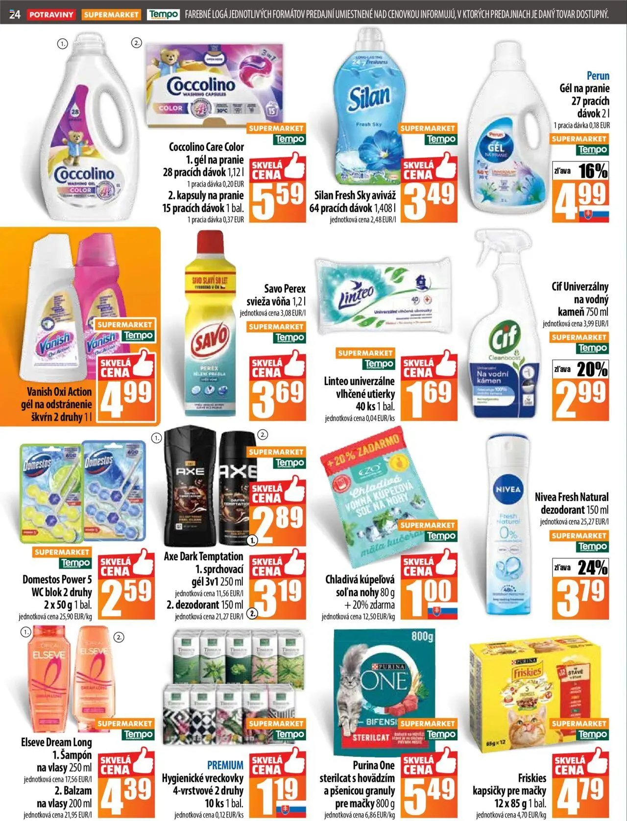 COOP Jednota leták │ platný od 17.07.2025 | Strana: 24 | Produkty: Nivea, Wc, Dezodorant, Soľ