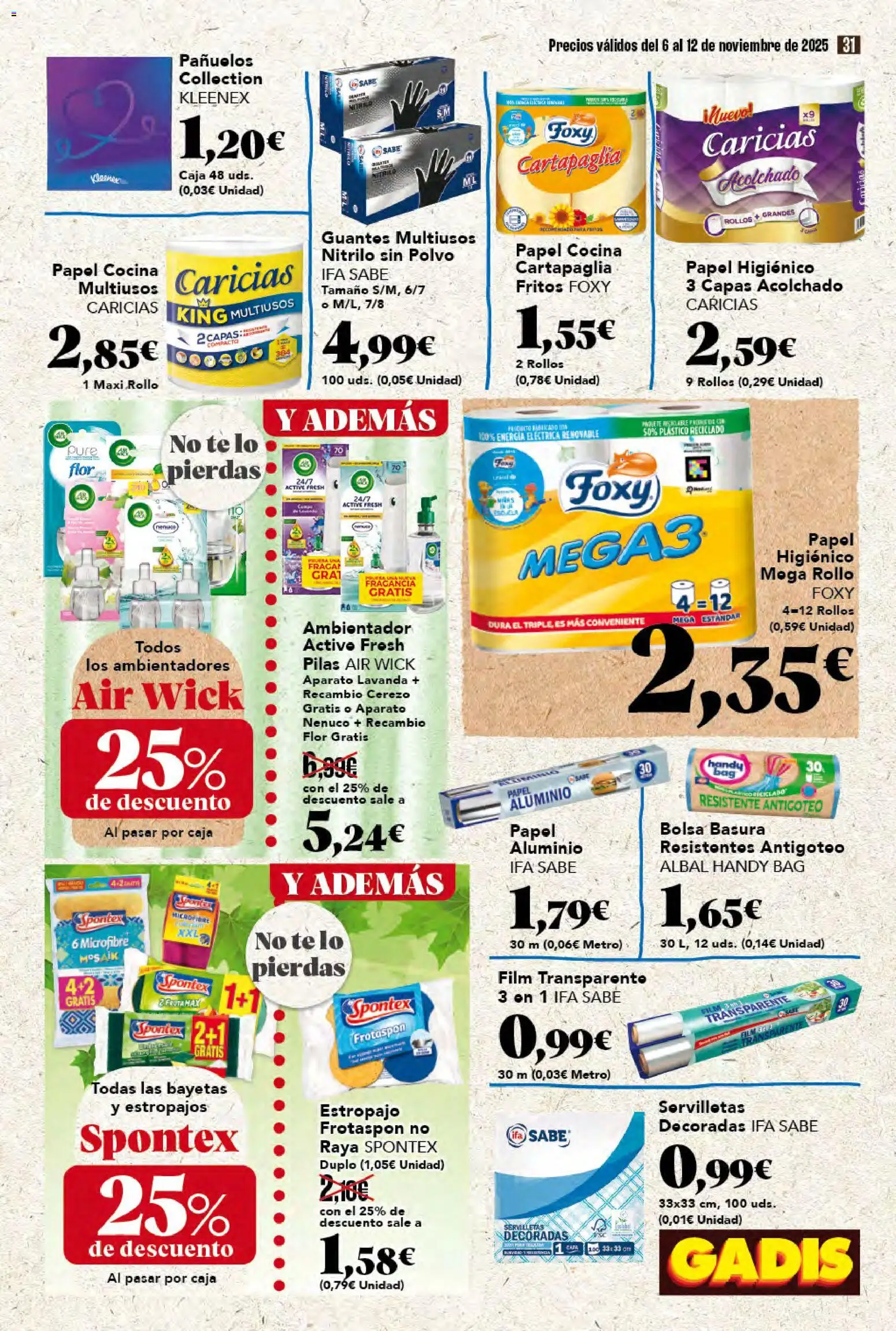 Gadis - folleto │ válido desde el 06.11.2025 | Página: 31 | Productos: Fragancia, Polvo, Té, Caja