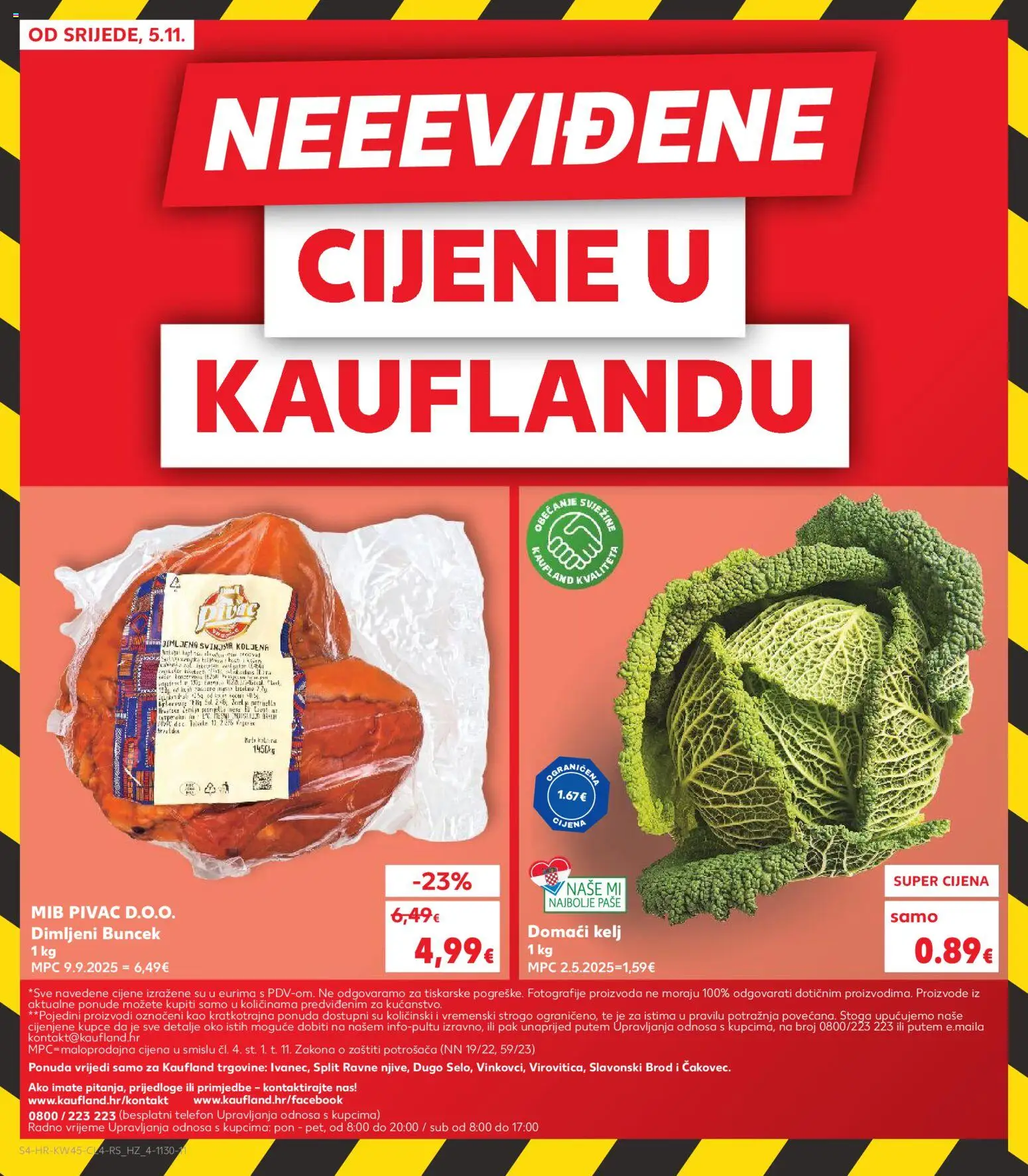 Kaufland katalog | vrijedi od 05.11.2025 | Stranica: 4 | Proizvodi: Kelj, Telefon