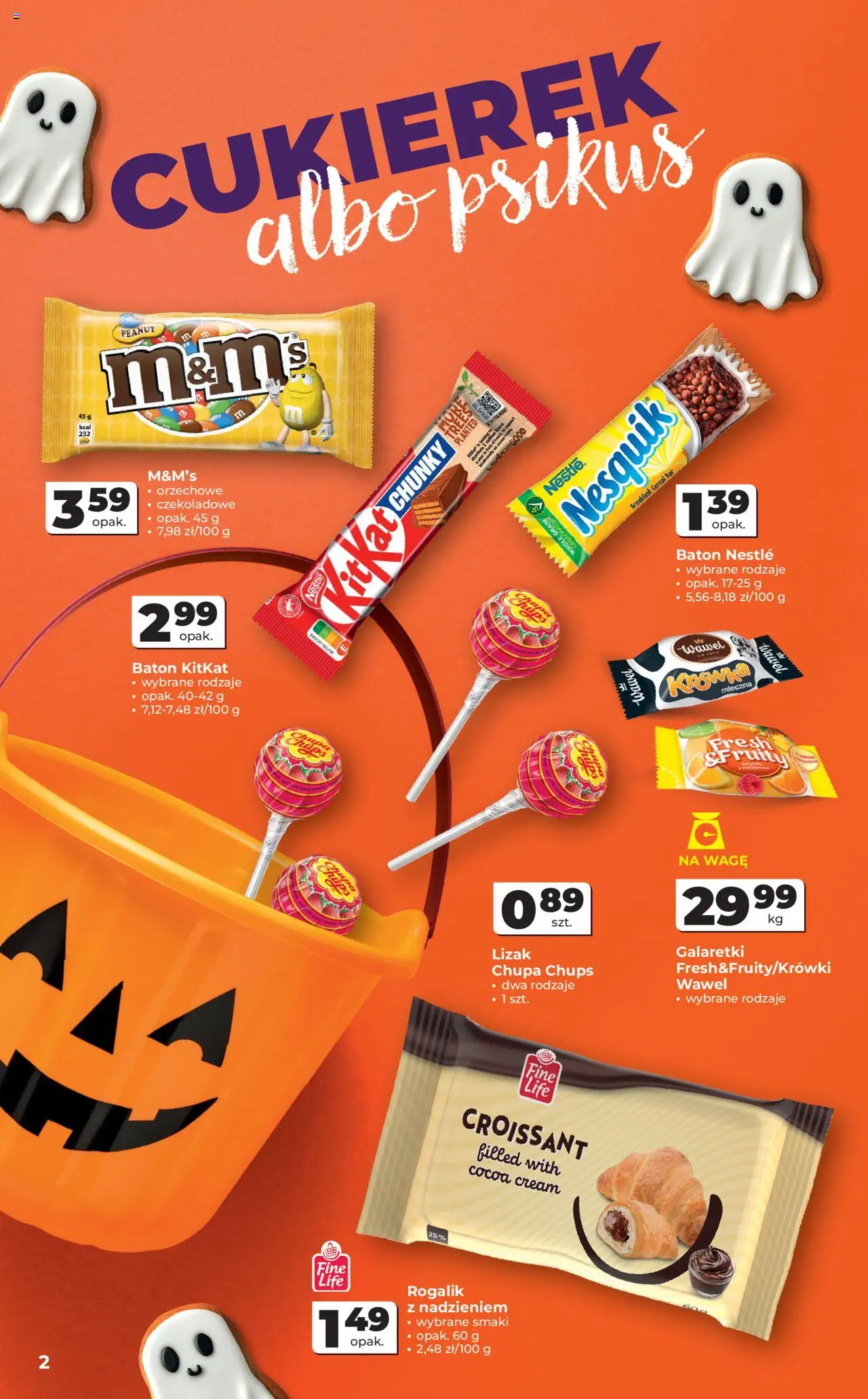 Odido Gazetka od 15.10.2025 | Strona: 2 | Produkty: Galaretki, M&M's, Krowka, Baton