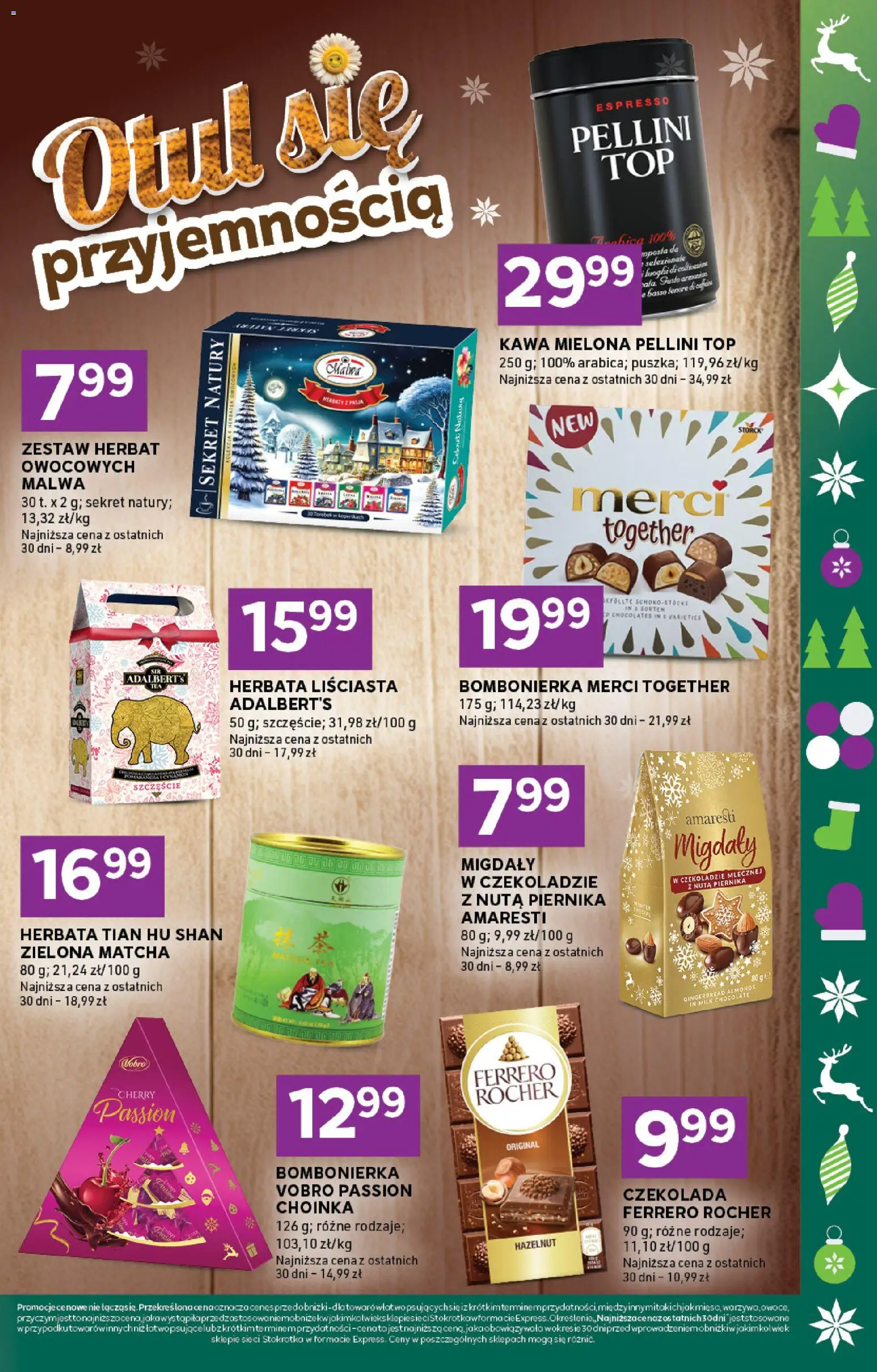 Stokrotka Gazetka - Express od 04.12.2025 | Strona: 5 | Produkty: Herbata liściasta, Kawa, Herbata, Ferrero rocher
