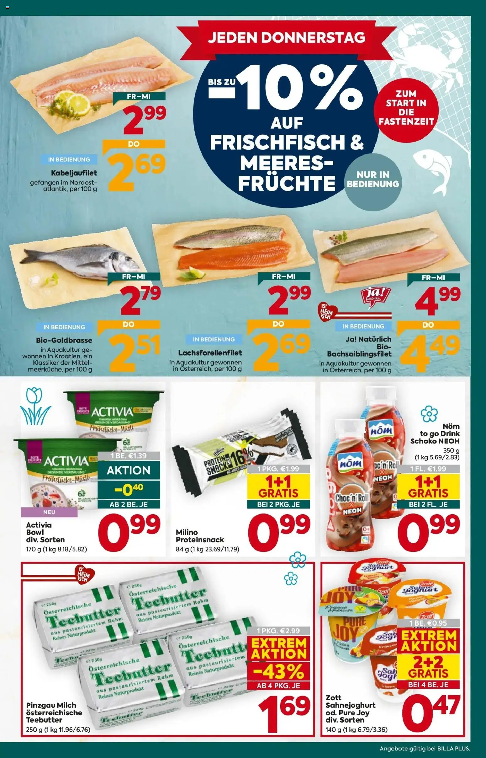 Billa Plus Flugblatt - Niederösterreich gültig ab 19.02.2026 | Seite: 9 | Produkte: Milch, Joghurt