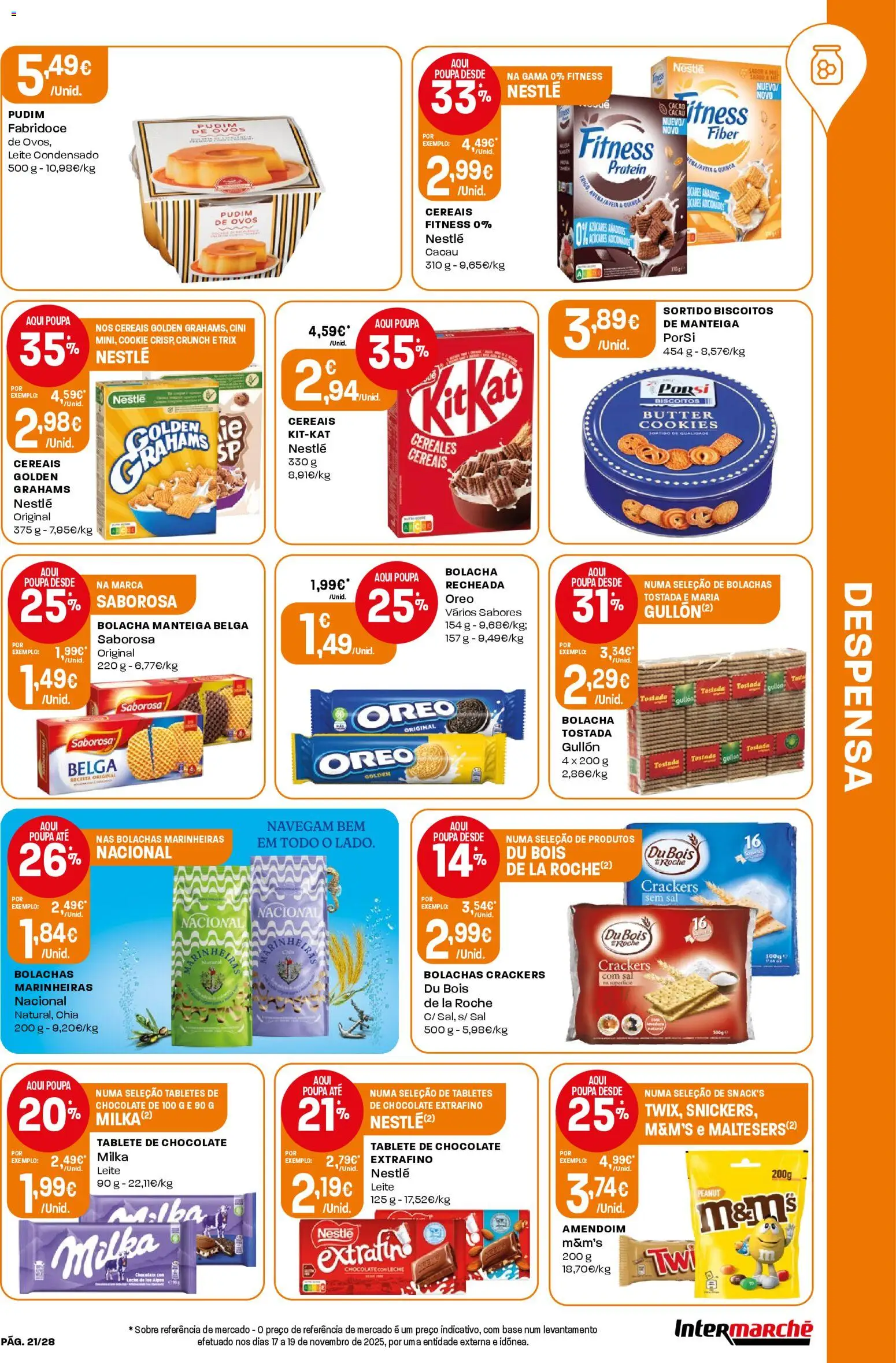 Intermarché Folheto Contact │ válido de 26.12.2025 | Página: 21 | Produtos: Ovos, Nestlé, Cereais, Biscoitos
