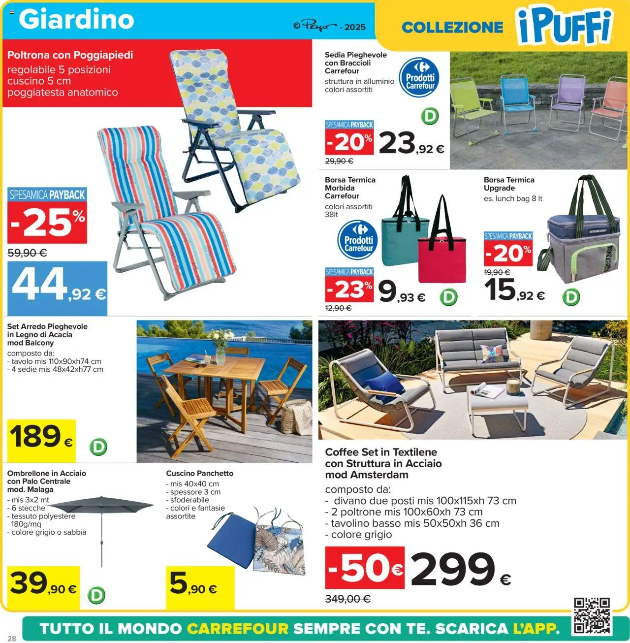 Volantino Carrefour del 05.05.2025 | Pagina: 28 | Prodotti: Braccioli, Borsa termica, Alluminio, Cuscino