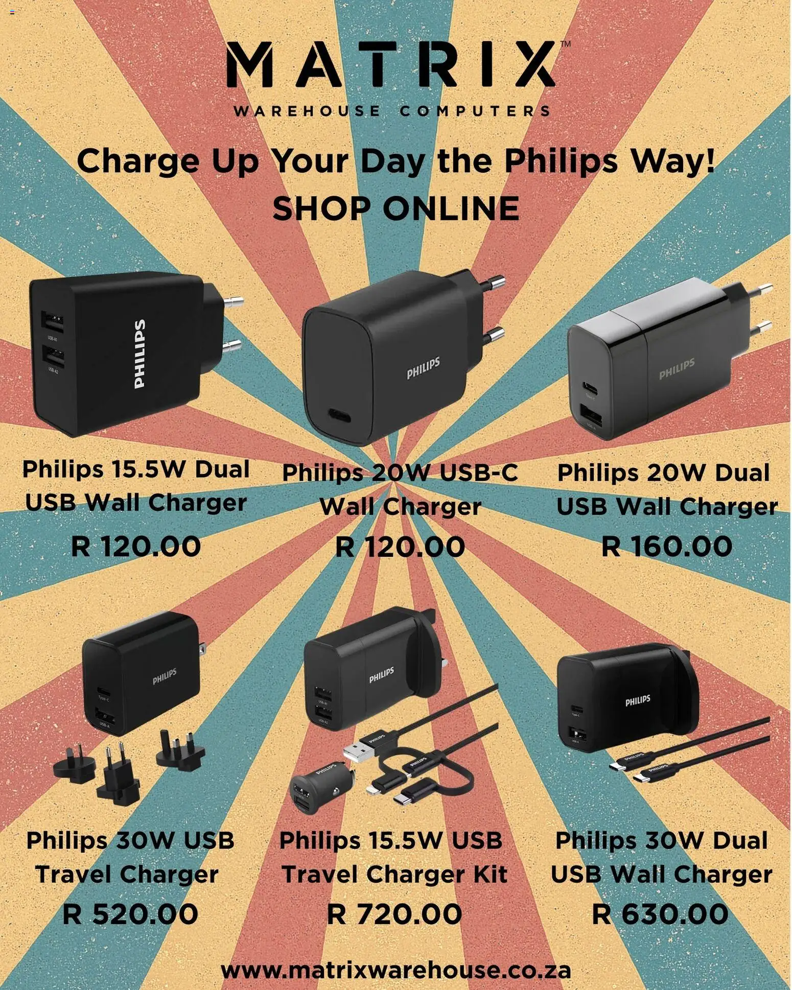 New Matrix Warehouse catalogue – valid from 19.11.2025 | Page: 1 | Products: USB, Charger