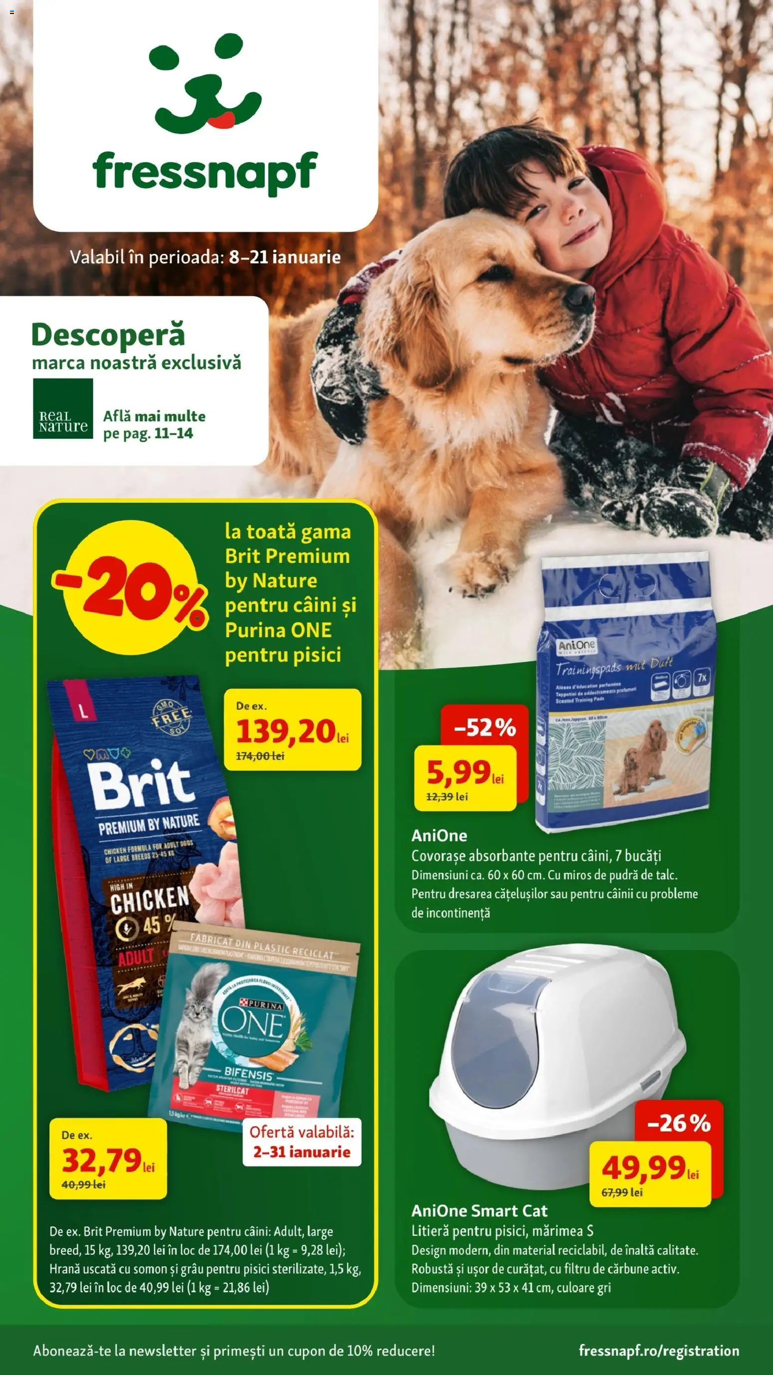 Noul catalog Fressnapf – valabil de la 08.01.2026 | Pagină: 1 | Produse: Pudră, Absorbante