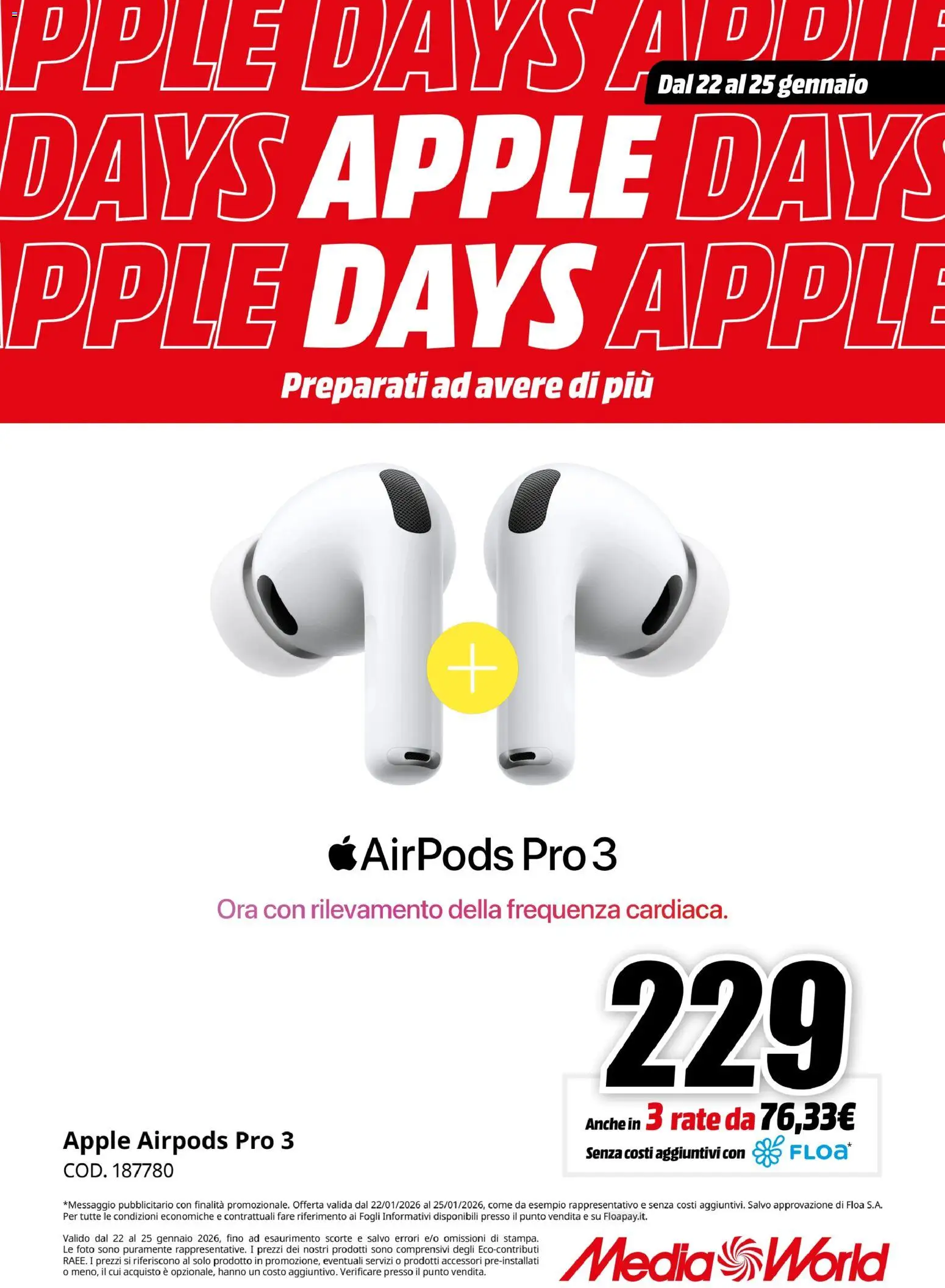 Volantino Media World del 22.01.2026 | Pagina: 9