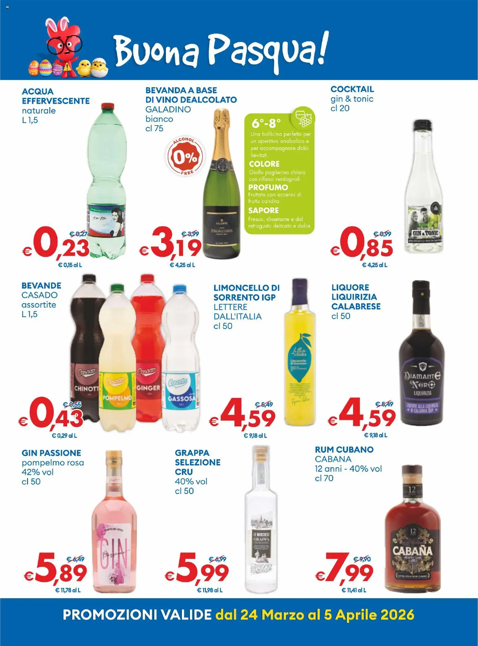 Volantino MD Discount del 24.03.2026 | Pagina: 10 | Prodotti: Frutta, Rum, Grappa, Aperitivo