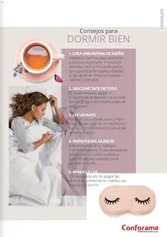 Vista previa Conforama - Guía de textil 2026 válido desde el 05.02.2026 | Página: 11 | Productos: Máscara, Té, Consola, Televisor