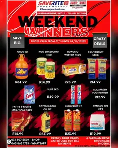 Saverite specials catalogue – valid from 07.11.2025