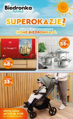 Pogląd oferty "Biedronka gazetka - Home" - ważna od 05.07.2025