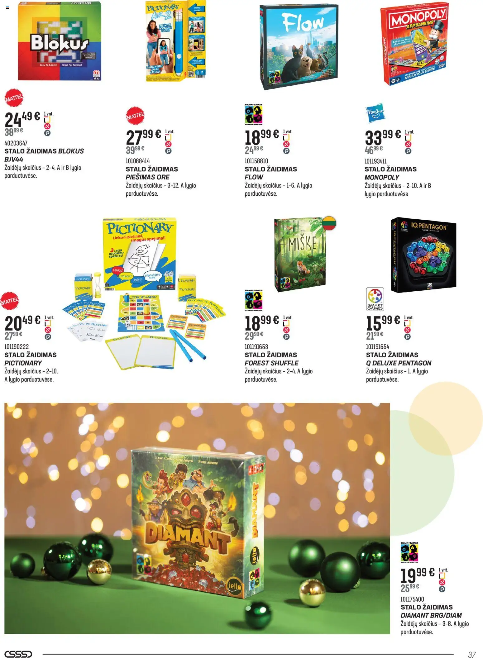 Senukai akcijos nuo 05.11.2025 | Puslapis: 37 | Prekių: Žaidimas