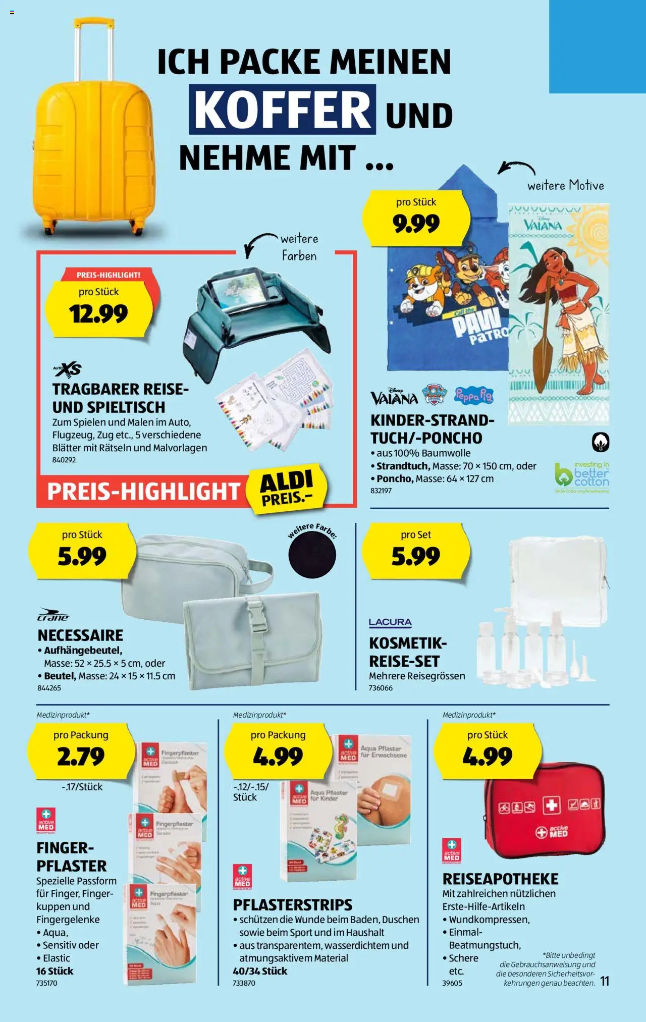 Aldi Aktionen ab 19.06.2025 | Seite: 11 | Produkte: Koffer