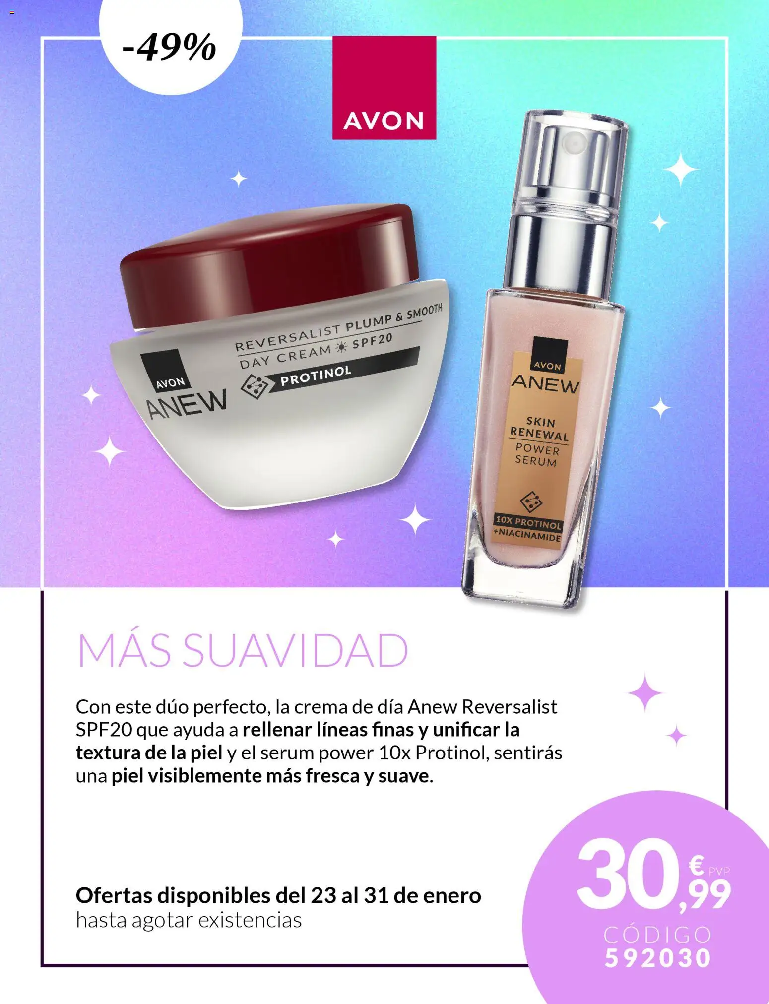 Avon - New year new you │ válido desde el 23.01.2026 | Página: 4 | Productos: Sérum, Crema, Crema de día