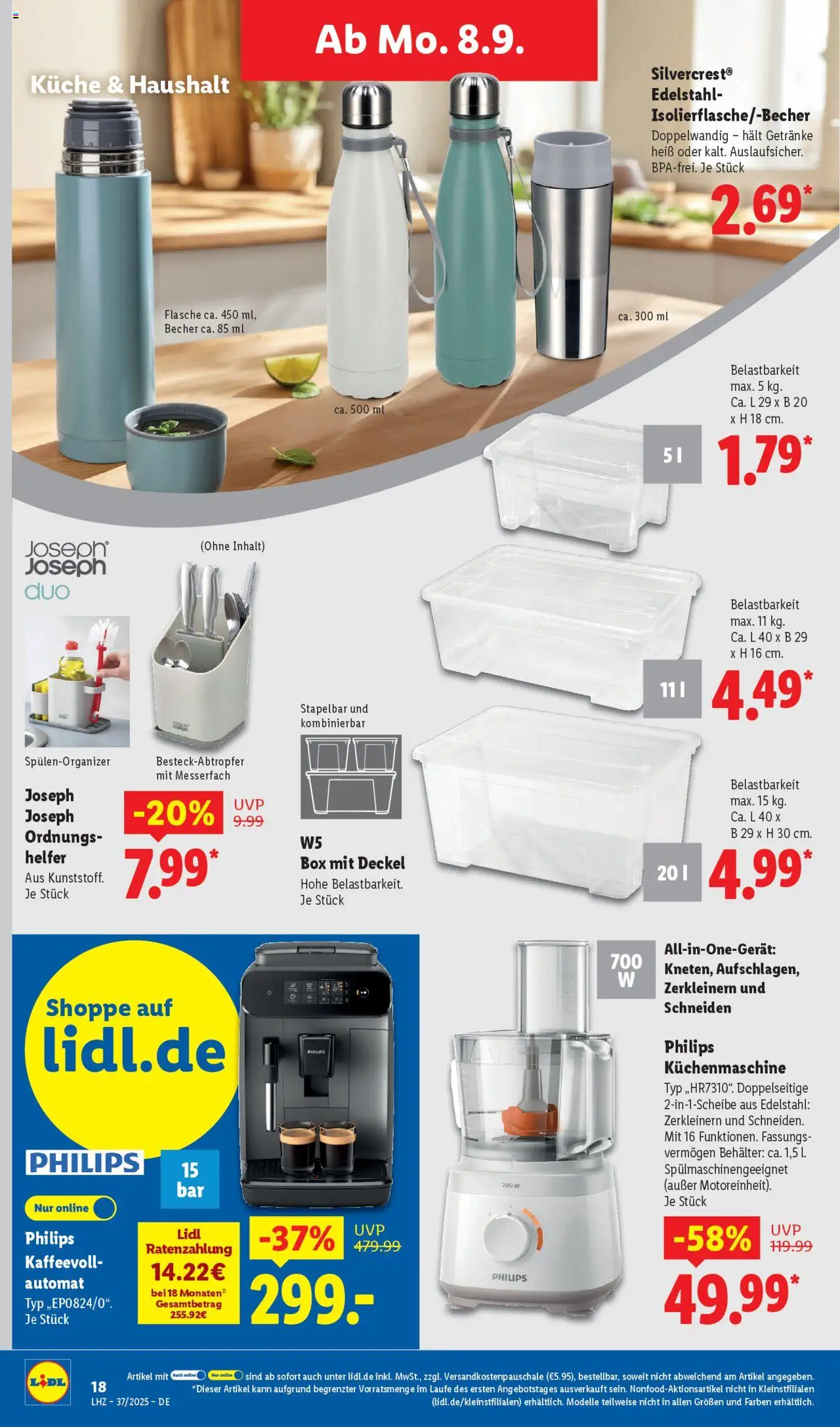 Lidl Prospekt Holzminden	 - gültig ab dem 08.09.2025 | Seite: 12 | Produkte: Philips, Box, Küche