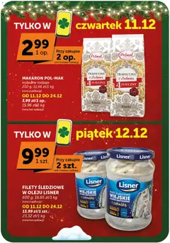 Pogląd oferty "Groszek Gazetka" - ważna od 11.12.2025 | Strona: 6 | Produkty: Makaron, Ryba