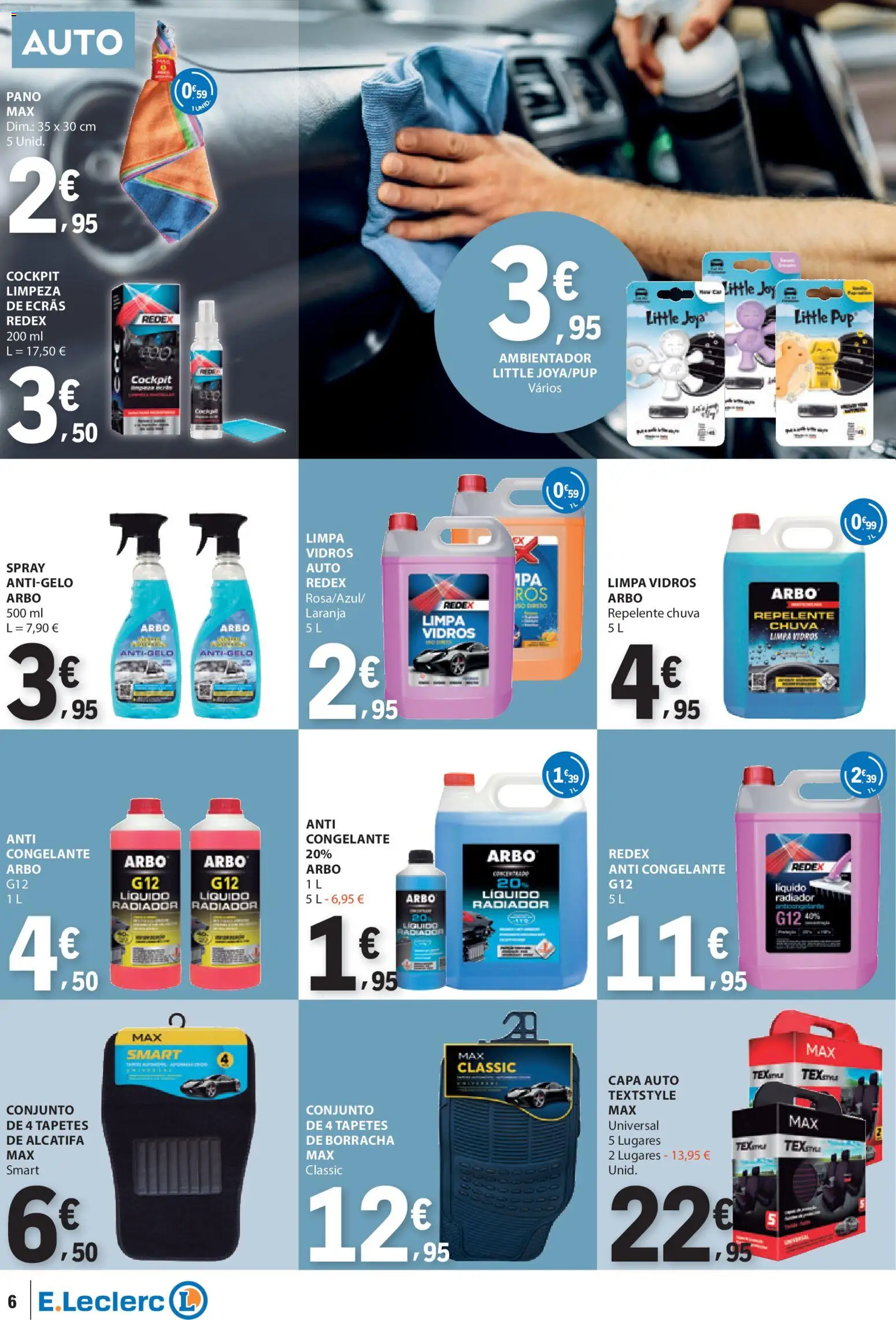 E.Leclerc folheto Não Alimentar │ válido de 15.01.2026 | Página: 6 | Produtos: Repelente, Limpa vidros, Radiador