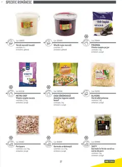 Ofertele Metro valabile de la 14.11.2024 | Pagină: 27 | Produse: Varză, Carne De Porc, Salată, Sfeclă
