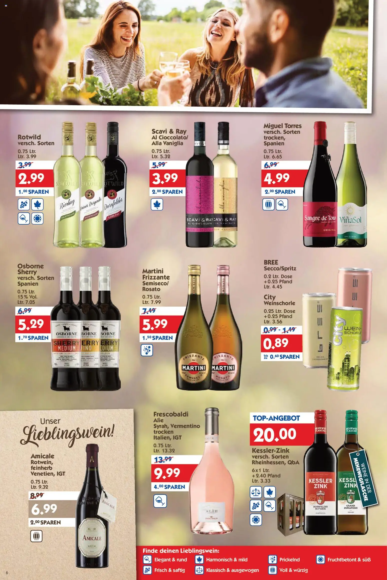 HOL’AB! Prospekt 	 – gültig ab 27.04.2026 | Seite: 6 | Produkte: Osborne, Rotwein, Bree, Weinschorle