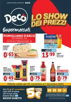 Anteprima del volantino Decò Supermercati - Pomigliano d'Arco catalogo valido a partire dal 20.11.2025