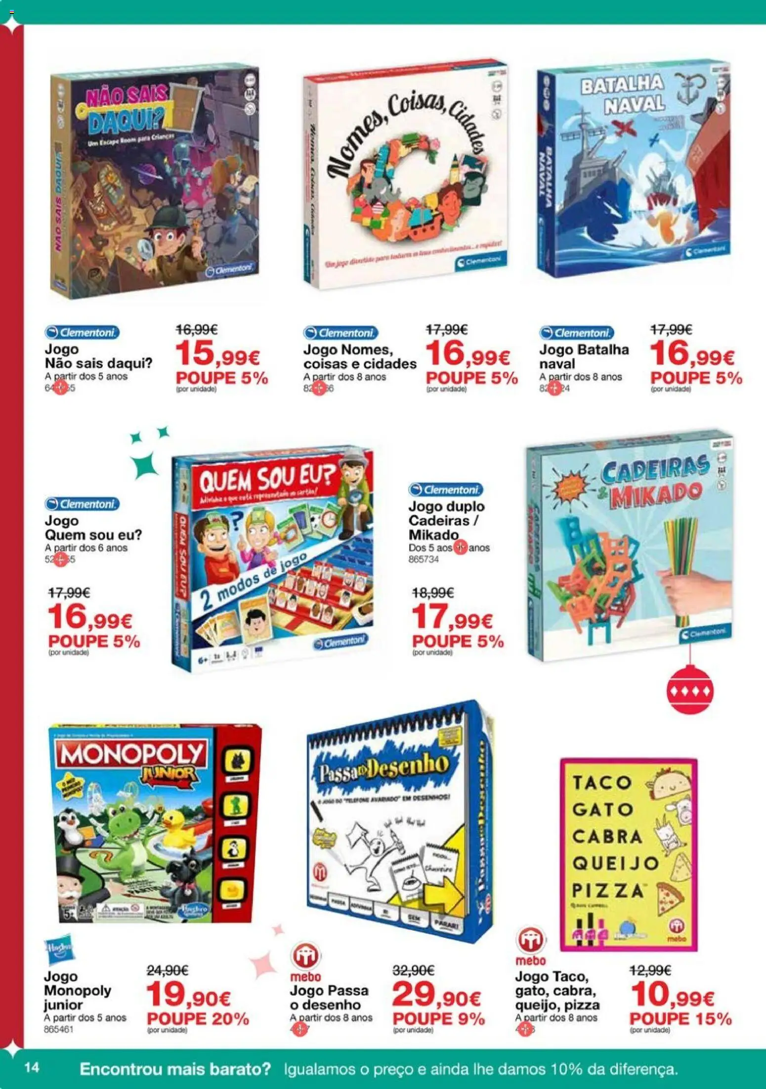 Staples - Folheto Brinquedos 2025 │ válido de 25.11.2025 | Página: 14 | Produtos: Telefone, Cadeiras, Queijo, Pizza