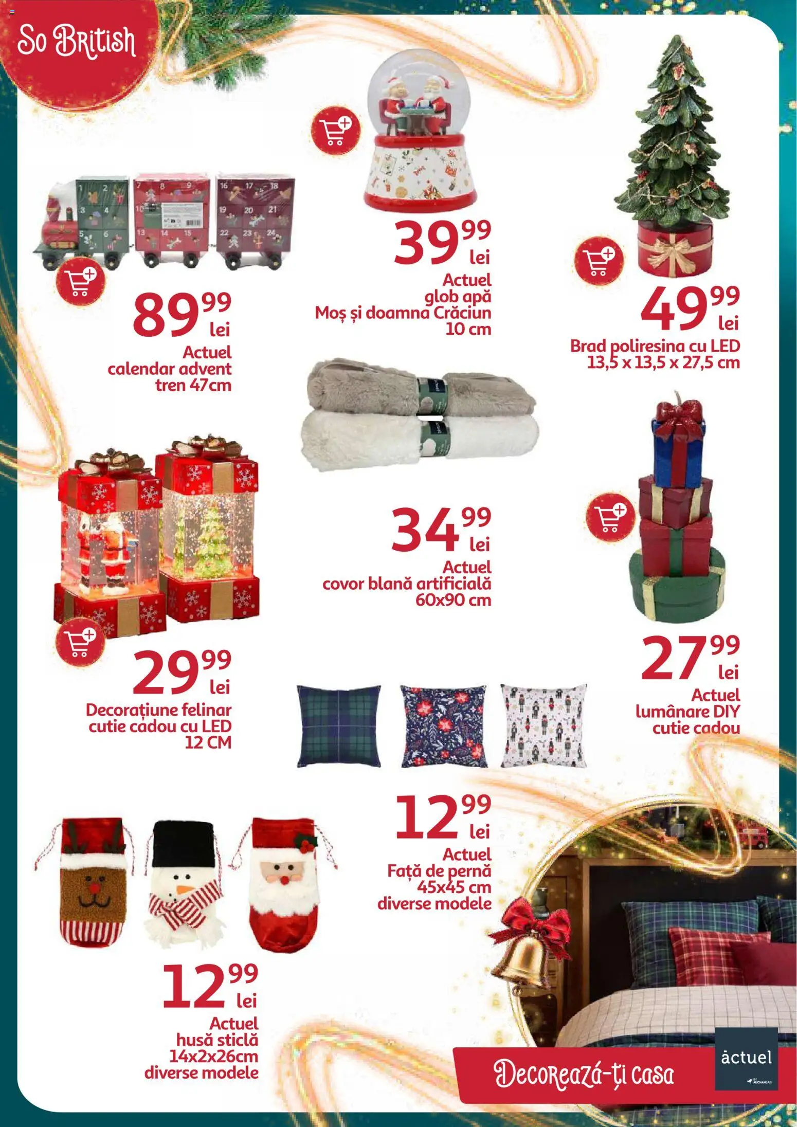 Noul catalog Auchan – valabil de la 26.11.2025 | Pagină: 4 | Produse: Pernă, Babak, Față de pernă, Apă