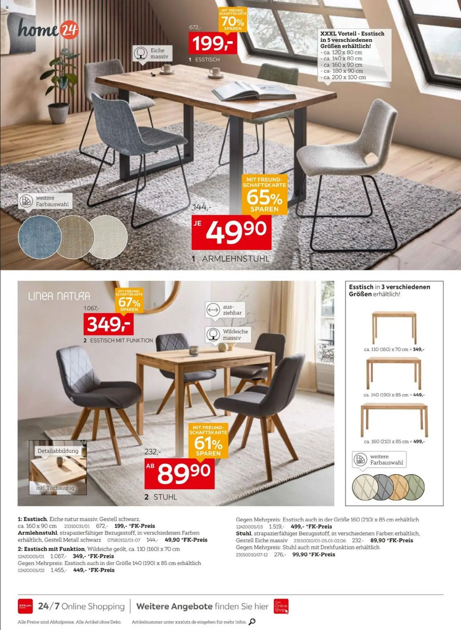 XXXL Lutz Prospekt – gültig ab 08.03.2026 | Seite: 14 | Produkte: Esstisch, Stuhl
