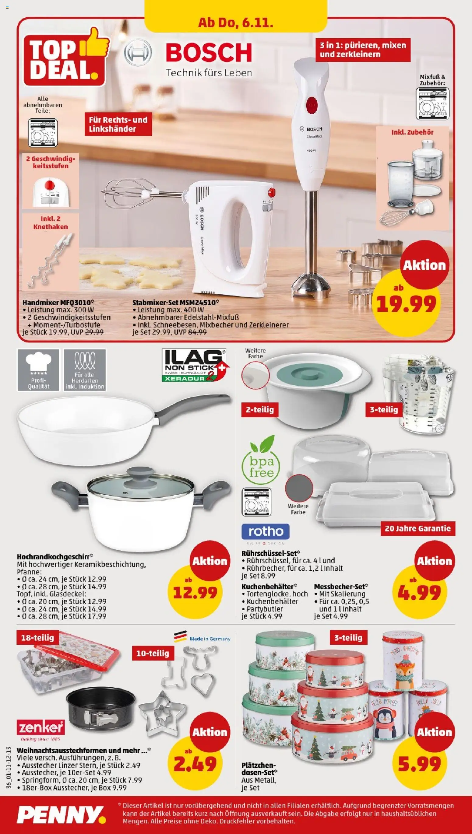 Penny - Mecklenburg-Vorpommern  – gültig ab 03.11.2025 | Seite: 38 | Produkte: Bosch, Box, Handmixer