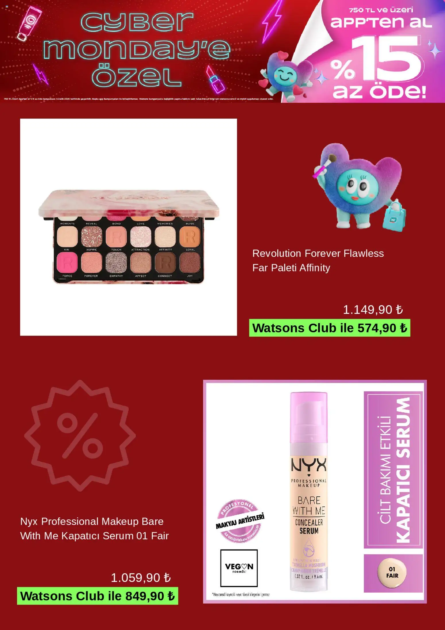 Watsons Cyber Monday - 01.12.2025 tarihinden itibaren geçerlidir | Sayfa: 4